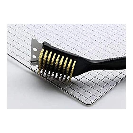 Captain Stag (CAPTAIN STAG) Barbecue brush Brush for nets and iron plates Black Rest M-7628/UZ-13218