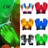 Nachtclub Rave Ausrüstung LED Leuchtende Handschuhe mit 6 Blinkmodi, Requisiten für Fotografie Leuchten Halloween Weihnachtsfeier, Konzert Festival Kostüm