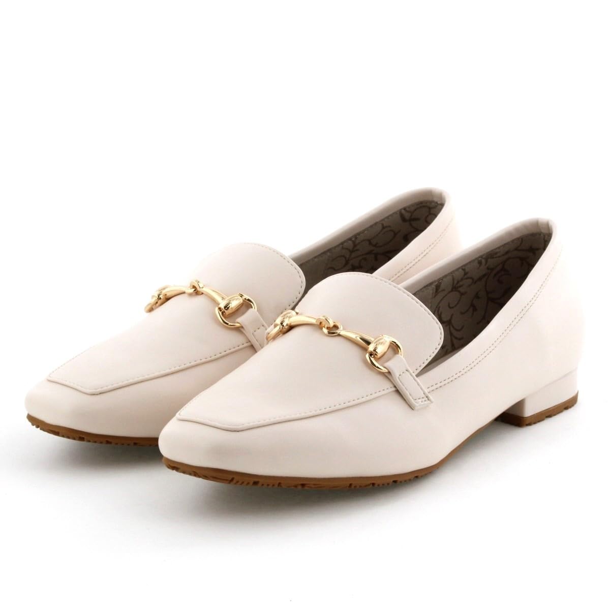 

Himiko Water-Resistant Rainbit Loafers/644105 Ivory 250