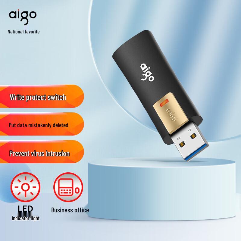 aigo L8302 USB 3.0 Write Protection Flash Drive 64GB