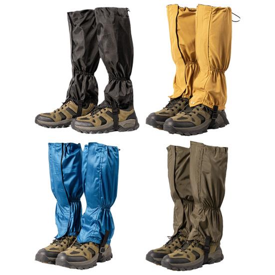 1 Paar Outdoor Gamaschen Verstellbar Herren Damen Wandern Klettern Schutz Schnee Stiefel Skifahren Jagen Sand