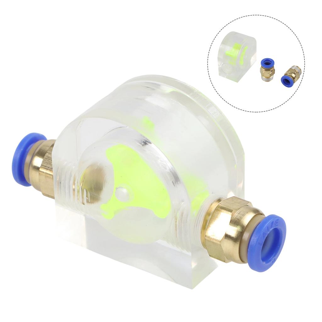 1pcs Flow Meter Water Cooling Monitor Spindle Motor Rotation Cooling Indicator Shell Flow Measuring Instruments