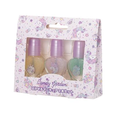 Race Candy Garden Peel-Off Nail Polish Set of 3 (220641)