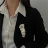 Fashion Personality All-in-one Simple Abstract Alloy Metal Portrait Corsage Pin Brooch Men Women Unisex Jewelry Accessory