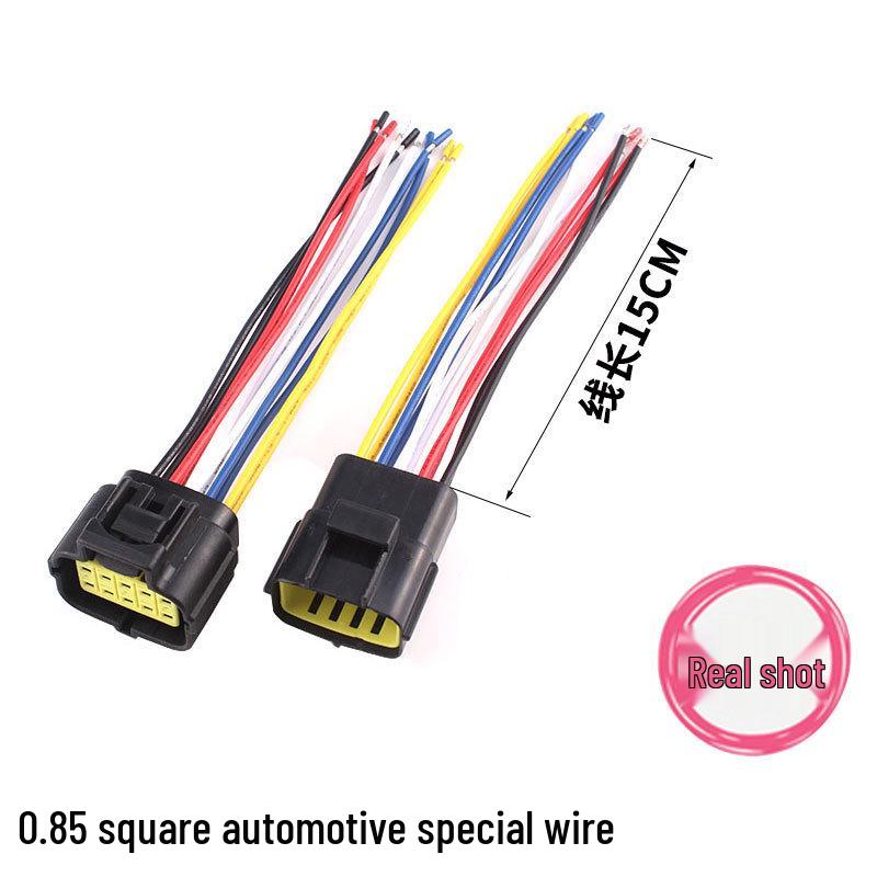 Conector Auto AMP1.8 Impermeabil ștecher 4 pini tată-mamă, cablaj 2P, 16 găuri DJ70216Y-1.8