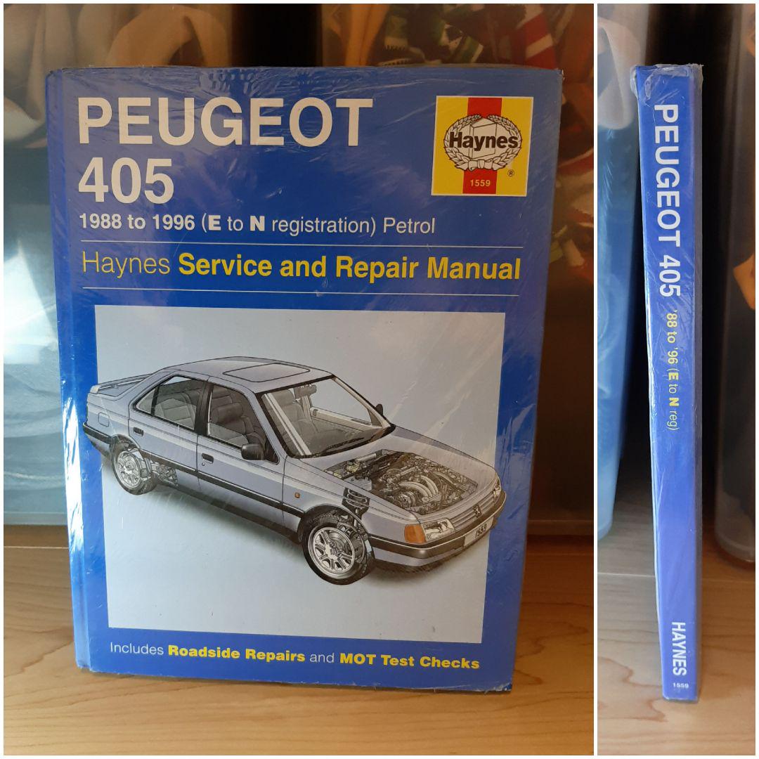 

[USED] New and used PEUGEOT 405 Haynes maintenance book, foreign book