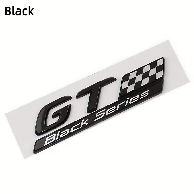 3D ABS GT Black Series Logo Car Rear Trunk Emblem Decal Side Fender Badge Sticker Auto Accessories