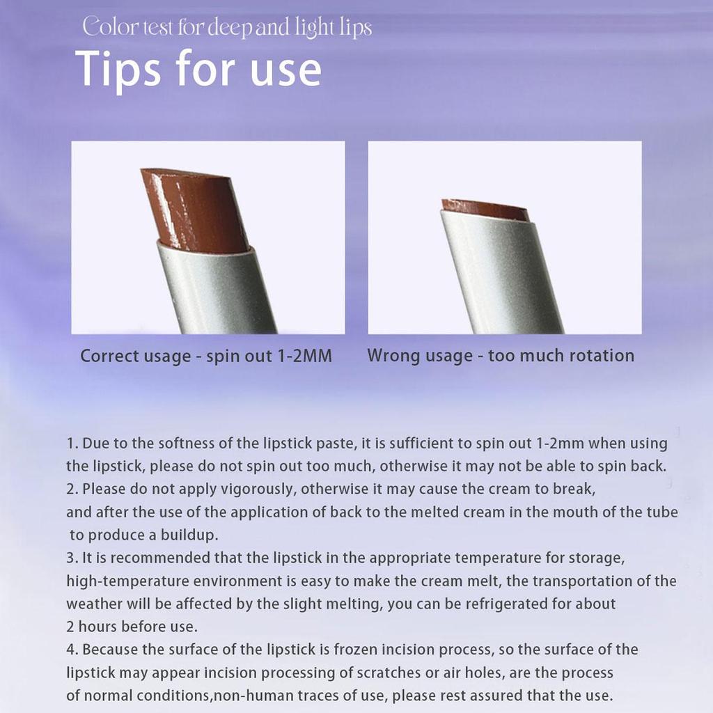 Uhue Mirror Lipstick 3.7g/0.13oz (7 Color Options)