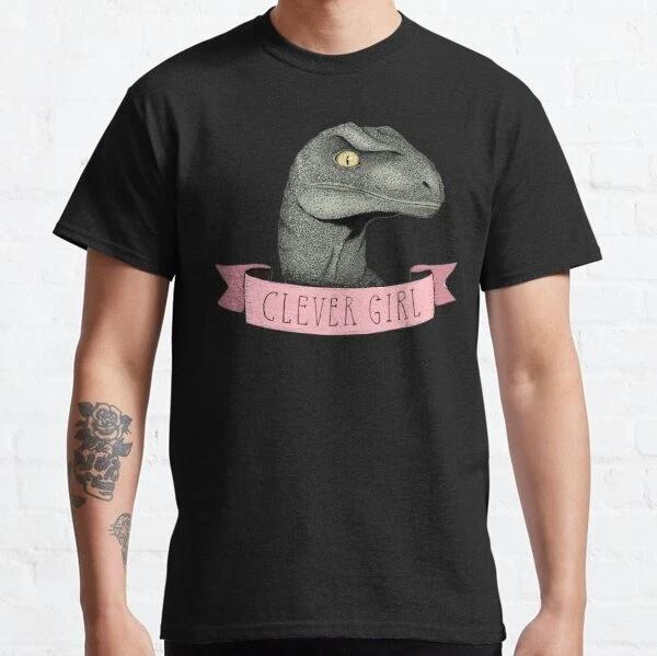 Clever Girl raptor dinosaur Retro Classic T-Shirt S-3XL S