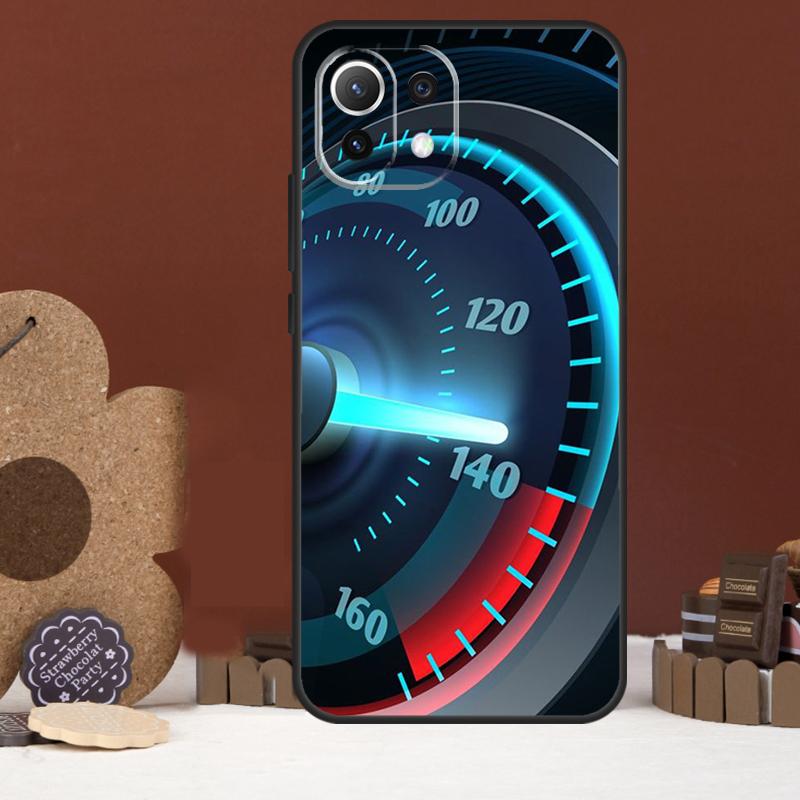 

Speedometer Car Case For Xiaomi 15T 14T 13T 14 15 Ultra 17 Pro Max POCO F8 Ultra F5 F6 F7 X5 X6 X7 Pro Cover POCO F7