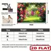 2D Flat Printing Rose Arch Backdrop for Weddings, Birthdays & Photoshoots