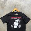 Camiseta Negra de Manga Corta Vintage Hysteric Glamour, Aún Fumando, Color Negro, KV35910, Unisex