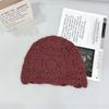 25 Early autumn retro handmade knitted hat hollow hook-up pullover hat versatile bag head hat tide