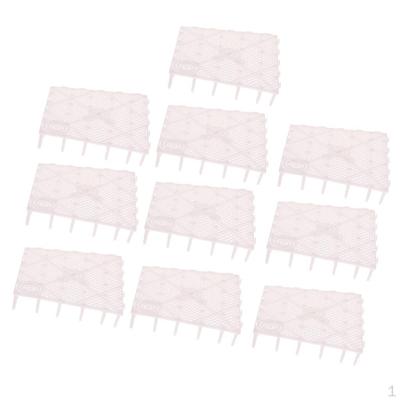Plastikinė akvariumo žuvų bako dugno filtravimo plokštė 10 vnt