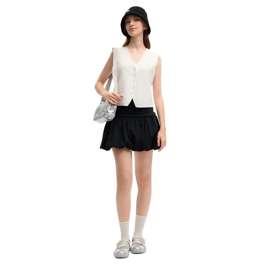 Fila X TIM LAHAN Original Comfortable Versatile Simple Fashion Vest Women Vest White F51W529406F-IV