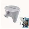Heavy-Duty Plastic Flour Funnel for KitchenAid Stand Mixer, Spill-Proof Easy-Pour Attachment, Food-Safe for Flour & Eggs