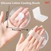Soft Silicone Gel Powder Puff Sponge Transparent No 'Powder Eating' for Face Foundation Body Lotion Applicator Tool