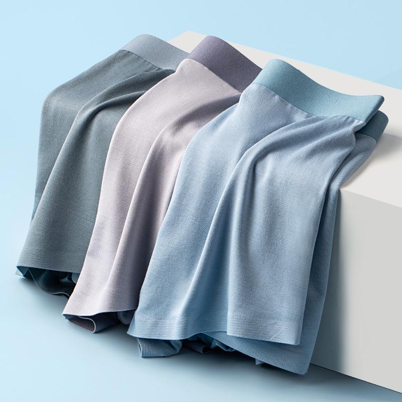 Herren Unterwäsche mit flachen Ecken, antibakterieller Inneneinsatz, bequem, ohne Abdrücke