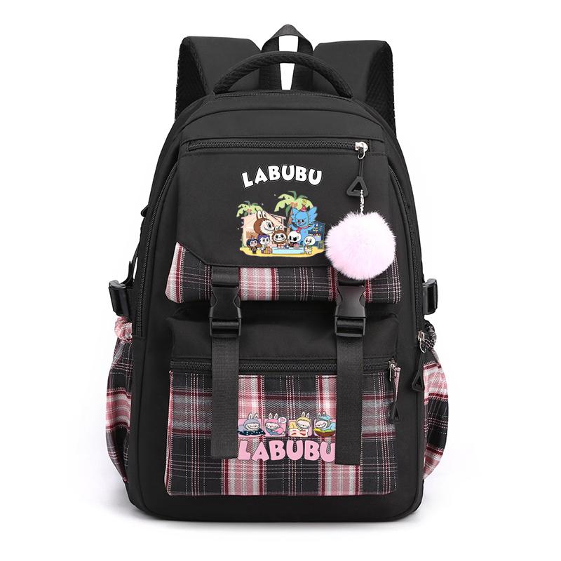 Cute Printed Backpack Large Capacity Waterproof Bookbag Boy Girl Schoolbag Women Travel Bag Kid Birthday Gift Mochila