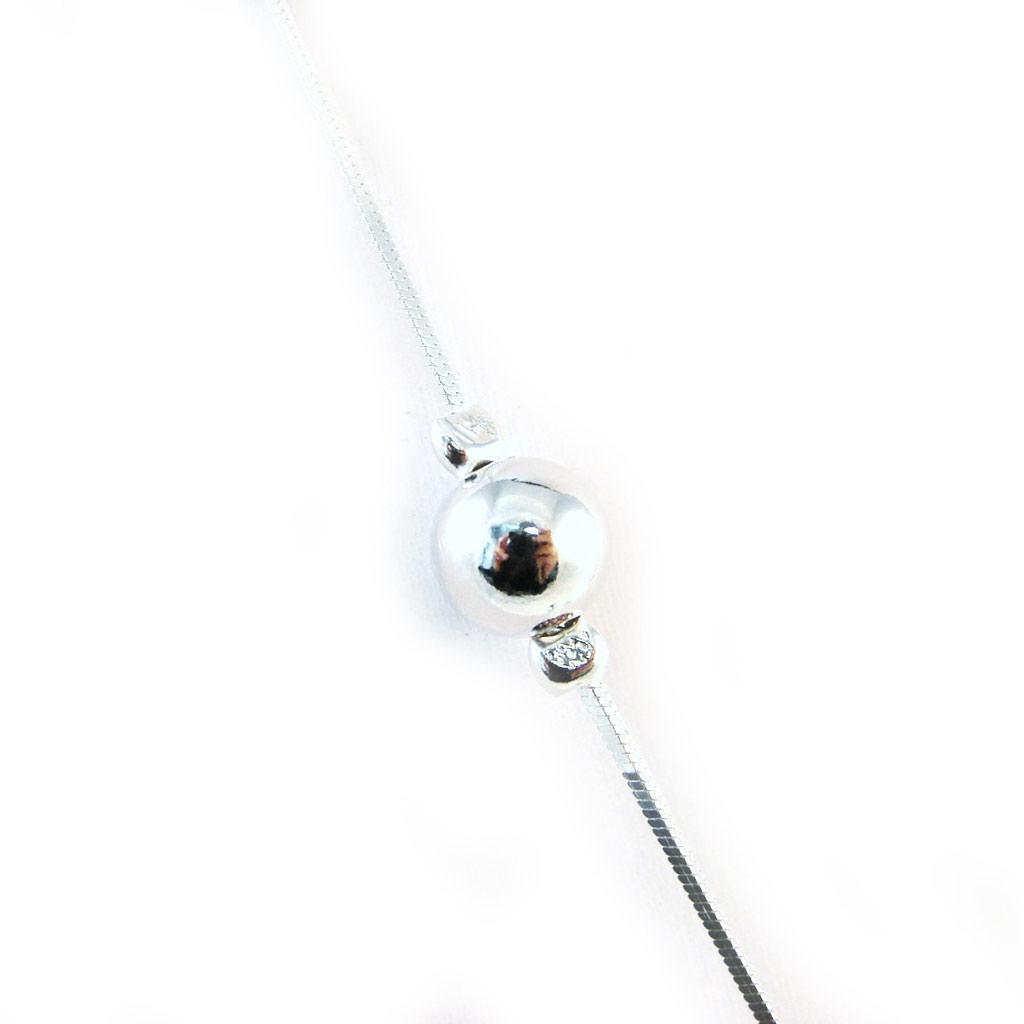 Les Trésors De Lily [G1765] - Silver Necklace 'Choreography'