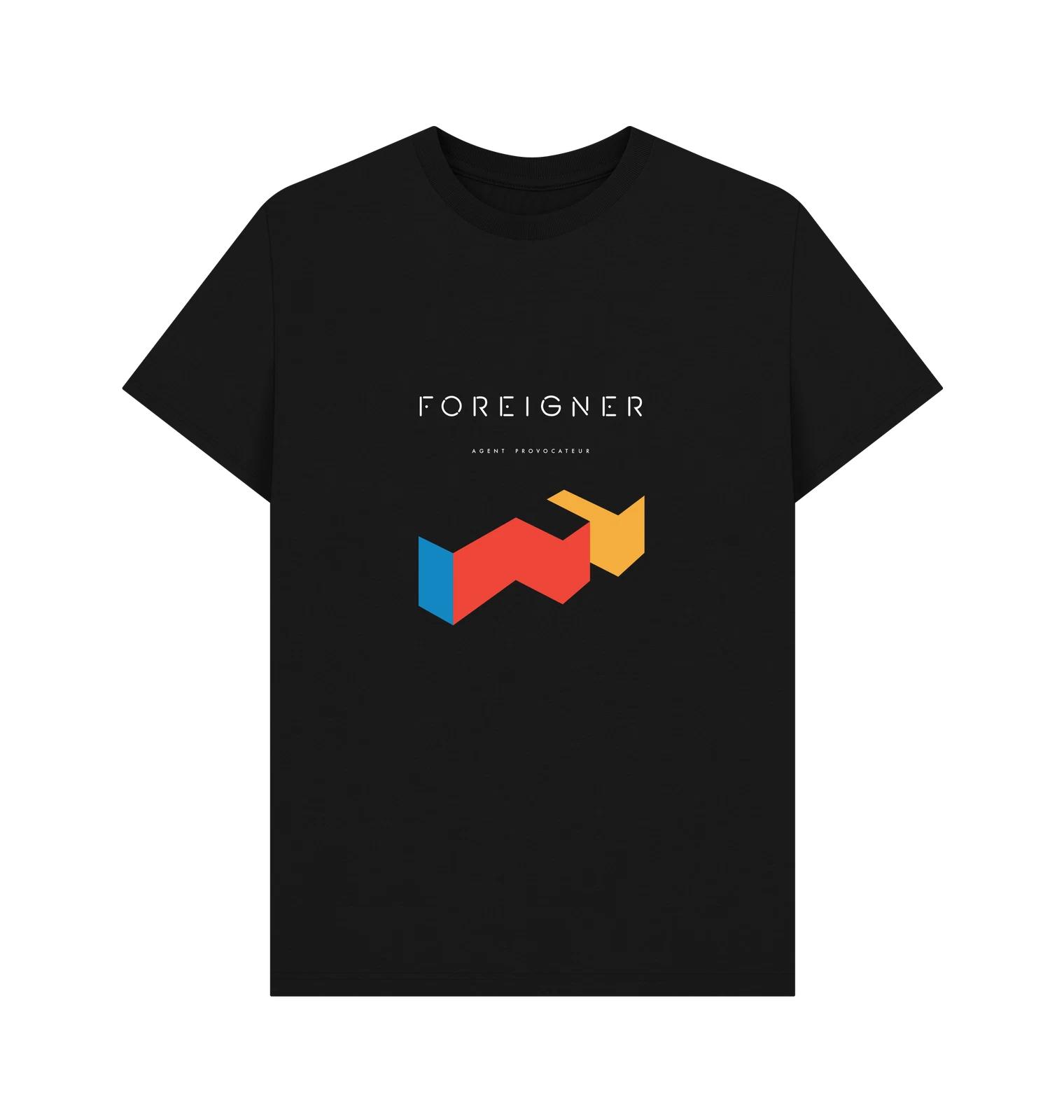 PREMIUM OFFICIAL Foreigner Foreigner Rock Band Agent Provocateur Black T-Shirt 3XL
