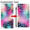 DIY Benutzerdefinierte Klapplederhülle für Samsung Galaxy A51 A50 A71 A70 A20 e A30 A40 A31 A41 A90 5G M51 M21 M30S M31 Personalisierte Hülle