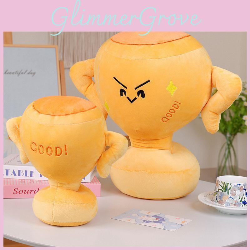 Cartoon Creative Cute Trophy Plush Toy Girls Kid Sleep Companion Gift Festive