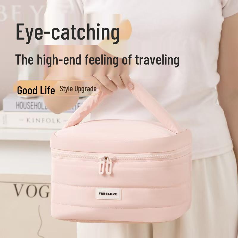 Women's Large Waterproof Makeup Bag - Portable, Ultralight, High Value Autumn Design