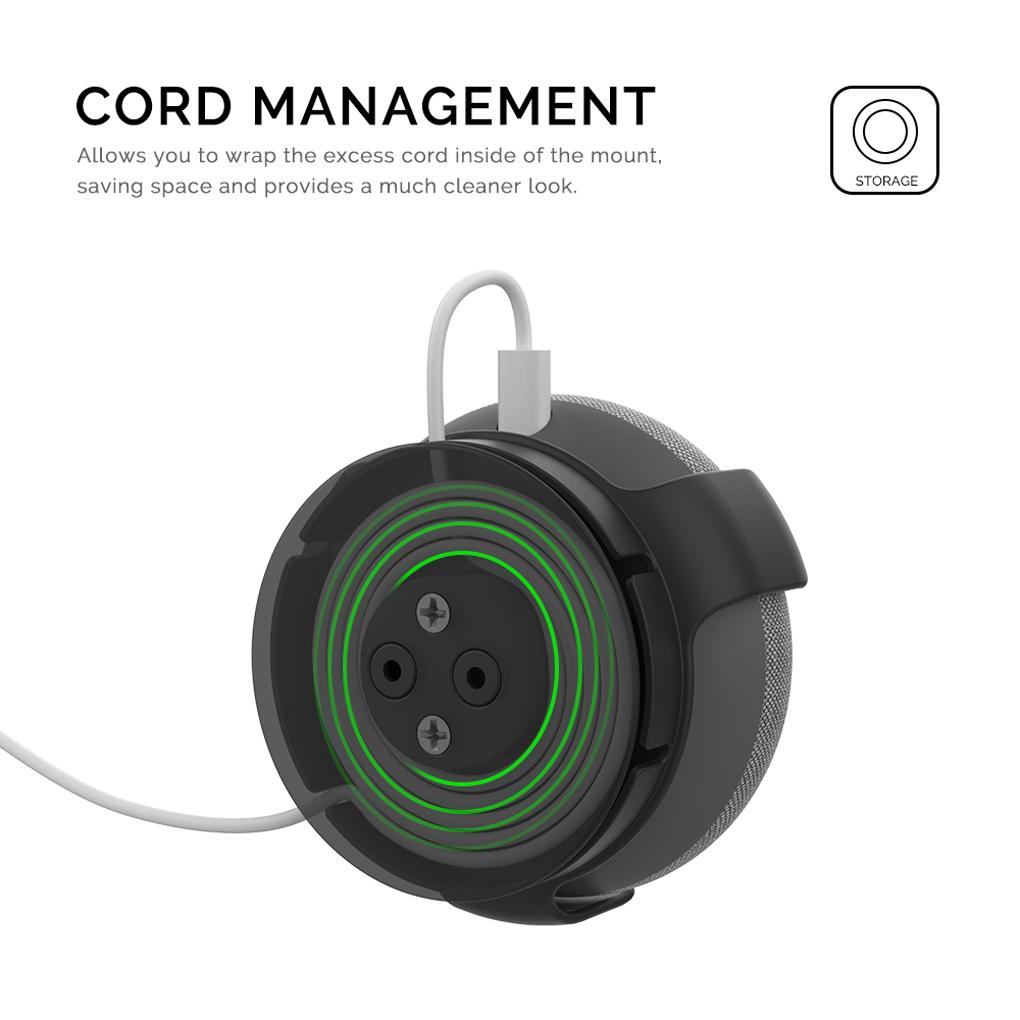 ABS Smart Bracket Saving Solution Google Stand Wall Mount Organized For Google Mini Mount For Google Home For E