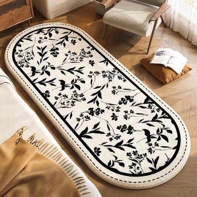 Coperta Letto Piccola Fragranza Cashmere Imitato Lusso Leggero Retro Cuscino Peluche Antiscivolo Tappeto Lungo Divano Soggiorno