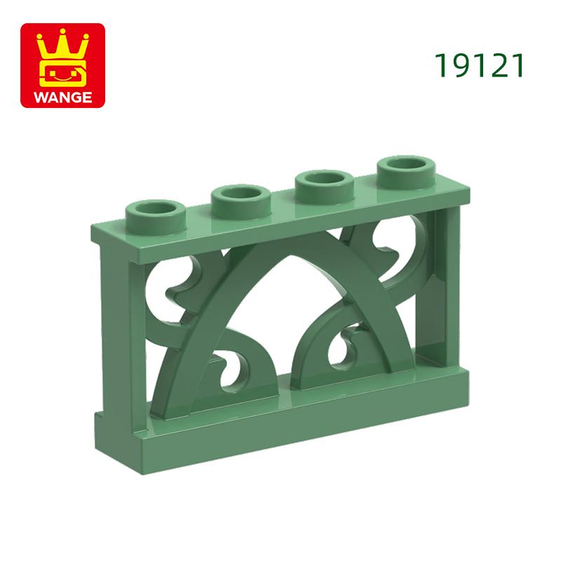 

Non-Toxic 57Pcs/Lotfenceornamented1X4X2 With 4 Studs Block Moc Color Accessories Compatible With 19121 Brick Diy Vine Pattern Railing about57pcs