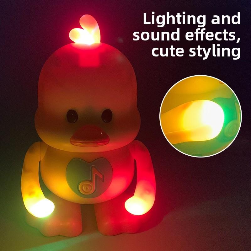 Duck Dancing Toy With Sing Musical Light For Children Gifts Early Education