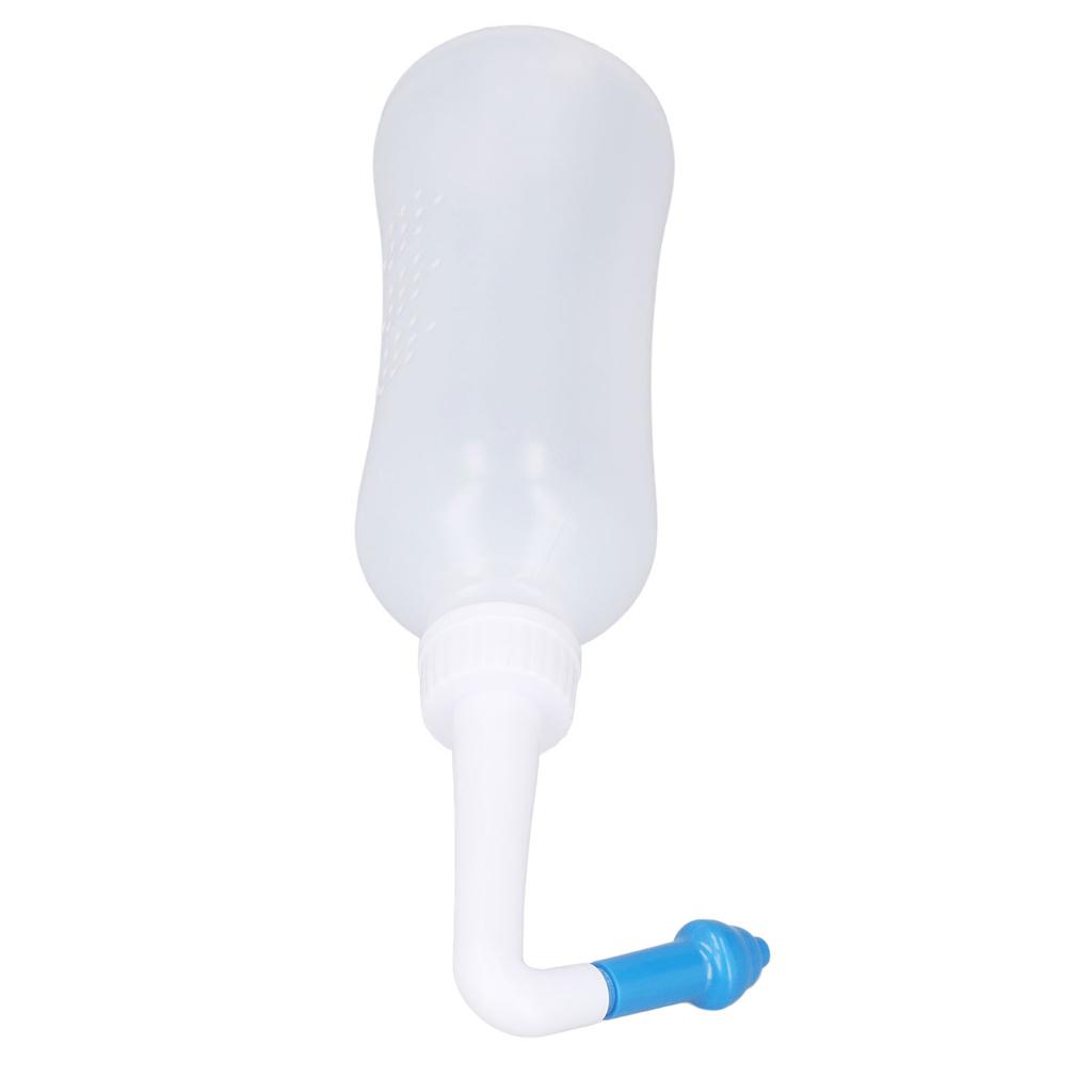 Curățător pentru spălarea nasului 300ml Sticlă pentru spălarea nasului pentru uz casnic Adulți Copii Curățare Nas Albastru