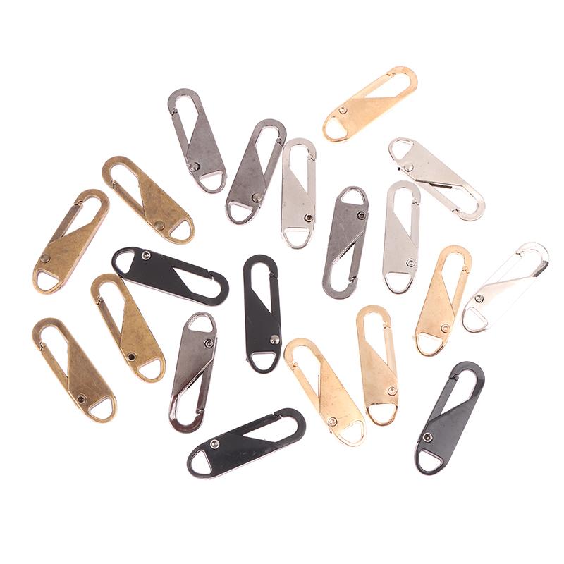 10Pcs Bag Suitcase Zipper Head Plastic DIY Sewing Craft Zipper Slider Puller Zipper Repair Kit Replacement For Broken Buckle