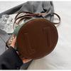 Bucket Bags Women Woven Pattern Handbag Scarves Handheld Messenger Totes Bag