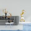 Reindeer Elk Resin Statue And Horse Figurine Modern Sculpture Collection for Tabletop Cabinet
