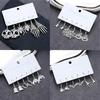 6pcs Punk Halloween Earring Set Gothic Spooky Pumpkin Spider Designs Dangle Earring Vintage Jewelry Perfect for Parties Gift New