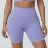 Hochelastische, hochgeschnittene, mittellange Yoga- und Radlerhose für Damen