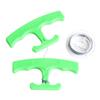 Vehicle Emblem Remover Ergonomic Portable Logo Remover Kit Green Sticker Remover Tool Labor-Saving Auto Sticker Remover