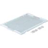 TRUSCO Alpha Folding Container Lid for X 3 TR-S20, Transparent, TR-S201F-TM