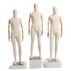 Male Full-Body Mannequin with Fabric Wrap for Clothing Display