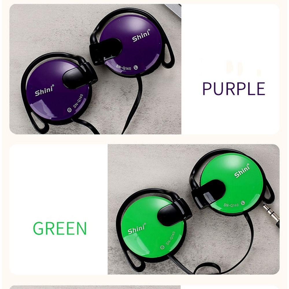 Multiple Color 3.5mm Stereo Sport Headphone Earphone Headset Ear Hook