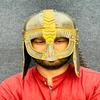 Medieval Wolf Warrior Helmet Warrior Chain-Mail Helmet for Fantasy Perfect for Cosplay, LARP Helmet Collectors Best Gift