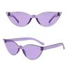 Candy Color Cat Eye Sunglasses Sun-Protective Street Photos Decoration Driving Glasses UV400 Travel Accessories