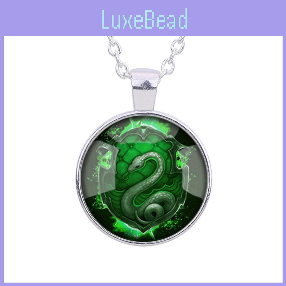 Vintage Potter Harry Gryffindor Schools Badge Pendant Locket Decor Necklace