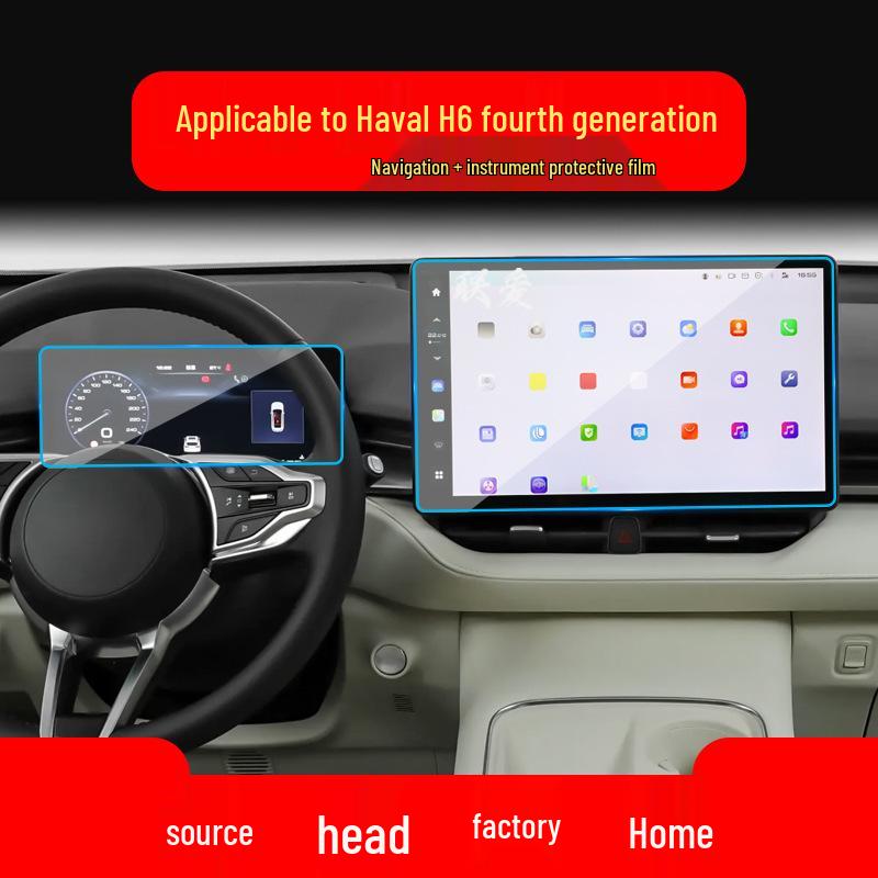 Haval H6 2nd & 3rd Gen Navigation Screen and Control Instrument Protective Film (H6S Guochao Version)