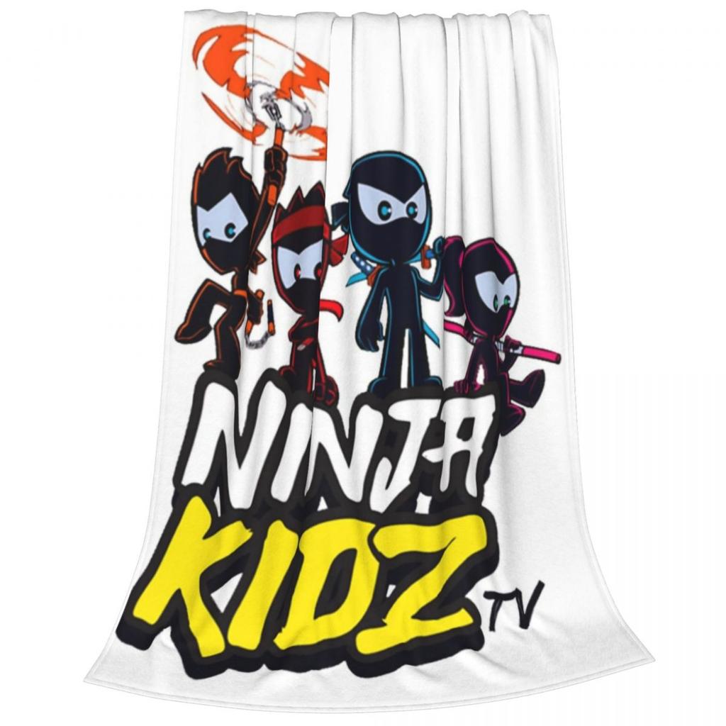Ninja Kidz Blankets Fleece Super Soft Sofa Throw Blankets For Couch Bedding Travel Throws Bedspread Quilt