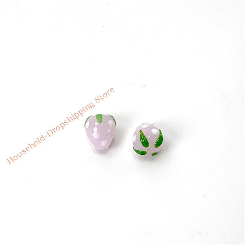 10/20/30Pcs Fruit Glass Beads For Handmade Art Craft Friendship Bracelets 85AD