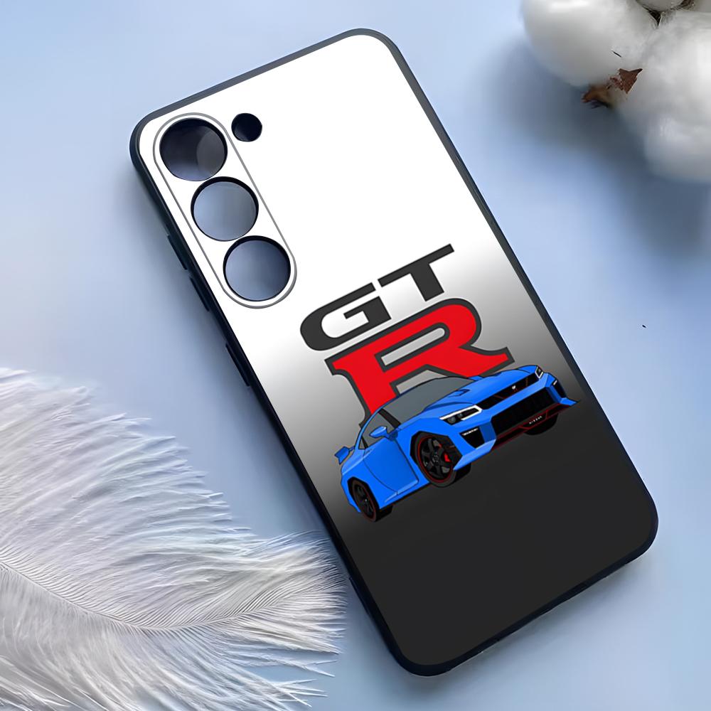 S-Skyline GTR Pouzdro na telefon Pro Samsung S25 Ultra S24 S23 S22 S21 S20 Plus Fe Galaxy A54 A53 A34 A25 Silikonový kryt