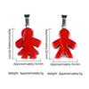 1Pcs Small Pendant Natural Stone Men-Shaped Pendant For Jewelry Making DIY Earrings Necklace Bracelet Accessory